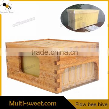 Langstroth Automatic Honey Free Flow Comb Beehive With 7 pieces Self Flow bee Hive Frames