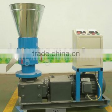 small roller die driving flat die wood briquette pellet machines for particles