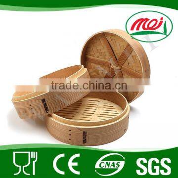 round shape vegetable bamboo steamer