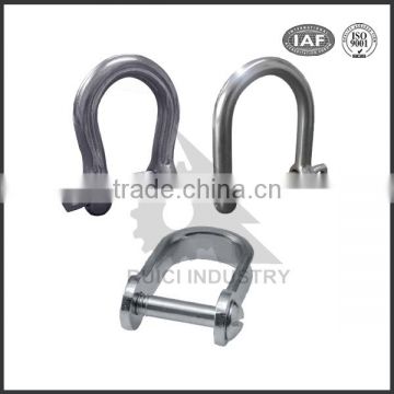 China manufacturer small adjustable stainless steel D shackle