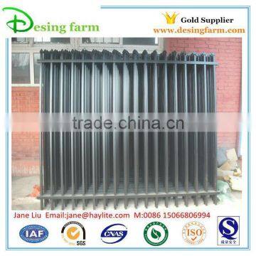 2.4x2.1m cheap wrought iron fence for garden