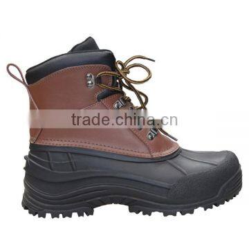 Mens Classic Warm Leather Snow Boots