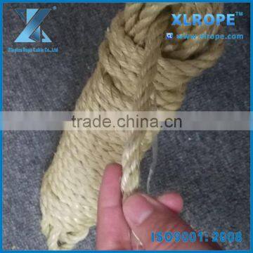 natural fiber color sisal manila rope on oil field