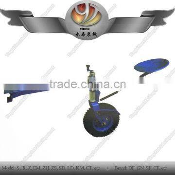 Walking tractor Square tube tail wheel