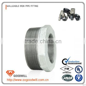 Malleable Iron steam Baked galvanized bushing