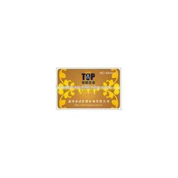 Hot selling and high quality gold vip cards