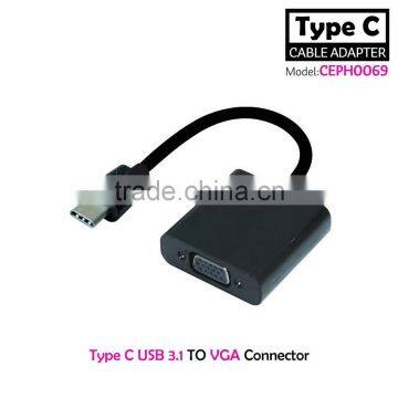 NEW USB-C Type C USB 3.1 to VGA Adapter Cable for Macbook photo-5