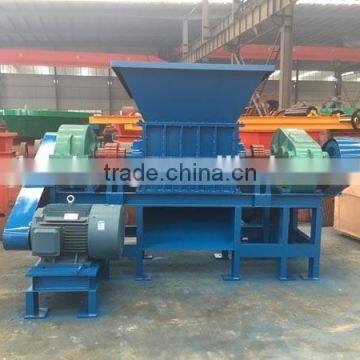 Good quality durable blades shredder machine for crushing waste metal, tire shreddering machine