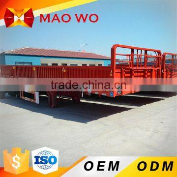 China Manufacturer 3 Axles Cargo Carrier Side Wall Semi Trailer Cheap Price for Sale photo-2