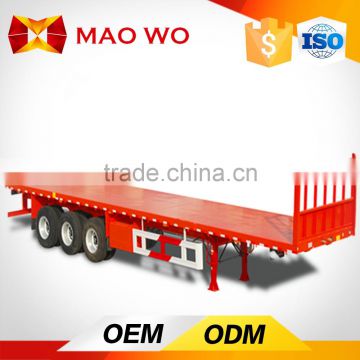 China 40ft container 40ton flatbed semi trailer price for hot sale