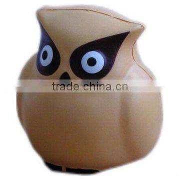 PU foam antistress owl for good quality