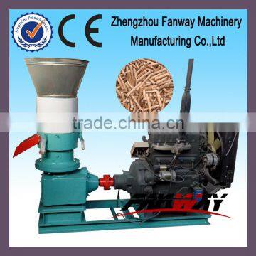 China professional diesel pellet machine for sawdust, wood pellet mill