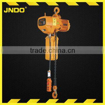 1ton HHBB electric chain hoist block with trolley manufacture