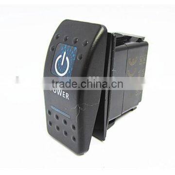 Rocker Switches With POWER LIGHTS Red