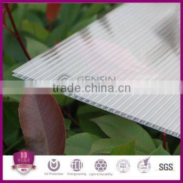 4mm/6mm Translucent Double Skin Polycarbonate Hollow Sheet 100% Makrolon PC Resin UV Protector 2100mm x 5800mm/6000mm/11800mm photo-3