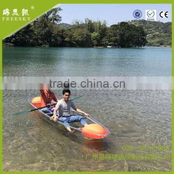 PC 2 Seat Clear Bottom Peddle Kayak Transparent for Sale photo-6