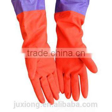 colorful cleaning kitchen latex glove