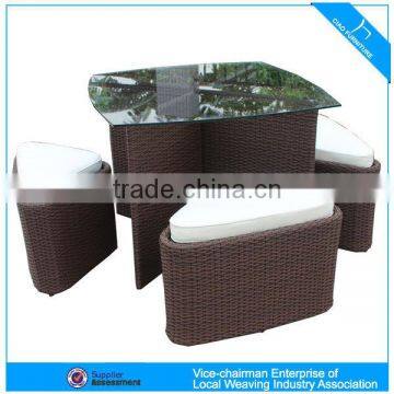 Well design rattan dining furniture CF788T