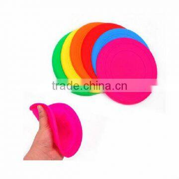 Hight quality and colorful silicone frisbee