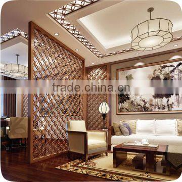 Hot Sale Laser Cut Stainless Steel Living Room Partition Design