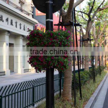 Decorative Lamp Post Grow Pots Hydroponics Round Planter
