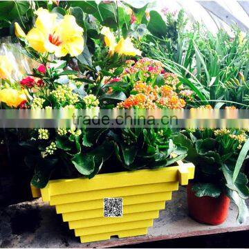 310*210 Biodegradable Colorful Plant Fiber Flower Pot photo-3