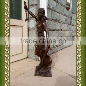 Western Europe Style Bronze Firgure Statue For Garden Statue Sculpture Decoration photo-3