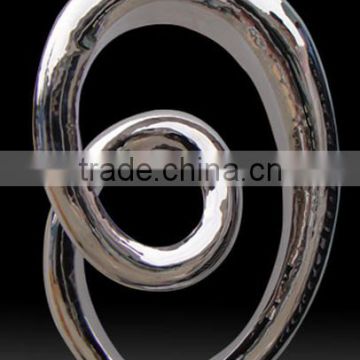 High Polished Art Abstract Stainless Steel Home Decor Sculpture