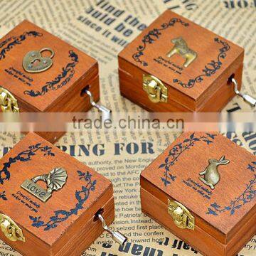 Eco-friendly Best Design Wood Pull String Music Box photo-3