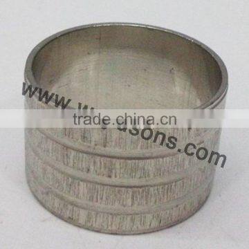 Napkin Ring Modern Decoration | SILVER NAPKIN RING | Wedding Wood Napkin Ring photo-5