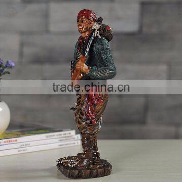 Polyresin Art Craft Caribbean Pirates Figurine for Sale photo-2