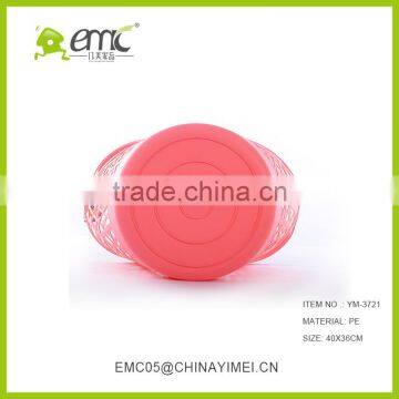 Hotsale Round Large New PE Plastic Laundry Basket With Handle photo-5