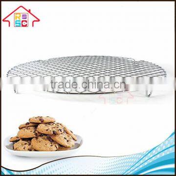 NBRSC Reliable Company Multi-Purpose Stainless Steel Cross-wire Round Baking and Cooling Rack photo-6