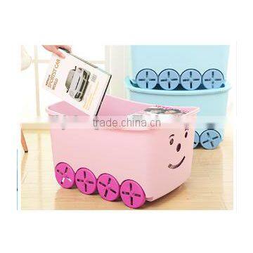 Hot Sale PP Kids' Toy Storage Box With Wheels&lid photo-4