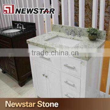 Newstar Stone white granite bathroom countertop