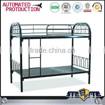 Easy assembly double decker heavy duty cheap adult metal bunk bed/ metal bed in malaysia