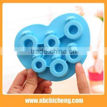Ring Ice Cube Tray 6-tray Eco-friendly Silicone Ice Mould photo-2