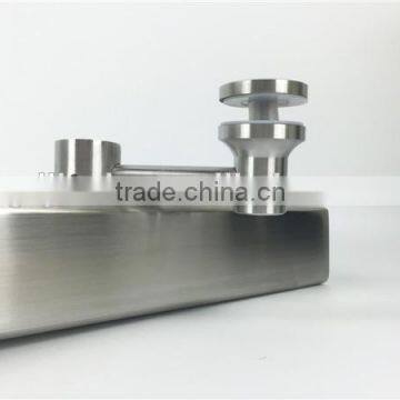 Stainless Steel Square Glass Balustrade/Flat End Balustrade For Glass photo-2