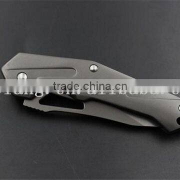 Special Gift for Men 400C Damascus Folding Knife photo-6