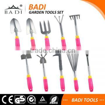 10pcs pink color steel Garden Tool Set Mail Order Pack