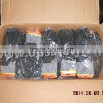 DDSAFETY Hot Sale Seamless Nylon Lycra Glove Coated Double Layer Nitrile photo-6