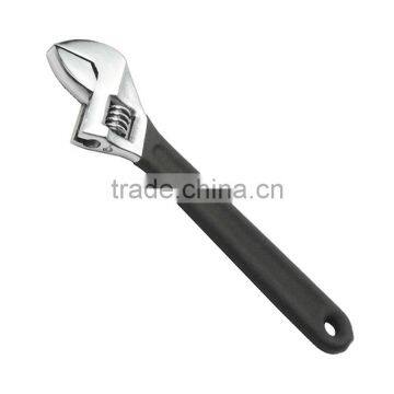 Adjustable wrench single colour dipped handle(17003 spanner,adjustable spanner,common spanner)