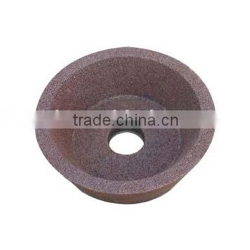 Bowl grinding wheel for rail