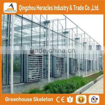 Heracles High Quality Customized Glass Greenhouse With Hydroponic System photo-2