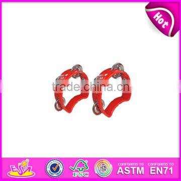 Hot Sale Toddlers Musical Instrument Wooden Small Hand Bell for Promotion W07I097 photo-6