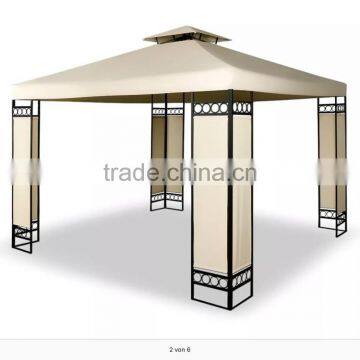 3m x 3m Steel Art Outdoor Gazebo Weddings Party Cover Shelter photo-2