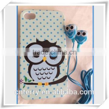 fashionable phone case and earphone set for iphone and samsung