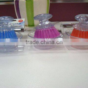 2014 plastic dish plate kitchen brush