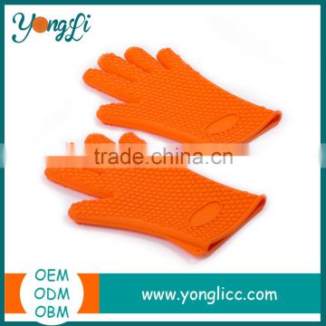 Heat Silicone BBQ 2 Gloves, Heat Resistant Cooking Gloves, Grill Gloves or Potholder