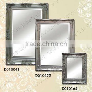 Silver frame mirror, French mirror frames